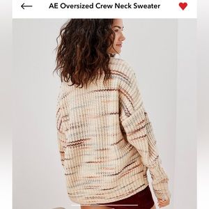 Oversized knit sweater